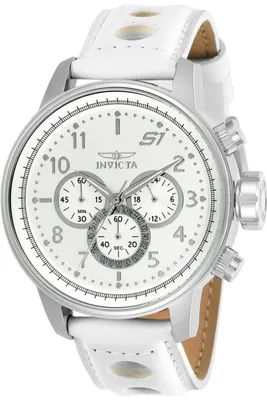 Obrázek produktu pro Invicta S1 Rally 24083 Pánské Hodinky - Quartz Hnutí - Nerezová Ocel s Bílým Ciferníkem - 48 mm