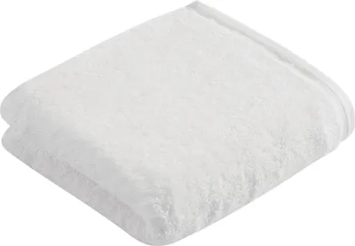 Produktbild von VOSSEN Vegan Life, Weiß, Einfarbig, Baumwolle, 50 x 100 cm, Maschinenwäsche