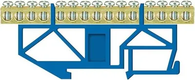 Produktbild von Klemmleiste DIN LZ 14/N, blau 10