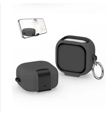 Produktbild von INF Silikon Schutzhülle Galaxy Buds4 7.5cmx5.1cmx2.6cm Stoßschutz Alltag Grau