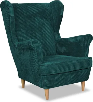 Produktbild von Family Meble Ohrensessel Bonito Relaxsessel Skandinavisch Bequemer Cord Sessel Loungesessel Fernsehsessel Für Wohnzimmer Schlafzimmer Büro (Anafi 9)