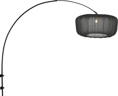 Immagine prodotto di Steinhauer - lampada da parete - Sparkled Light - nero - metallo tessile - lampada da lettura - E27 - 4410ZW