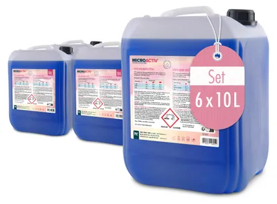 Produktbild von 10 L Microactiv® Color Waschmittel - Flüssigwaschmittel für weiße und bunte Wäsche