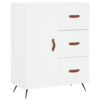 Image de Buffet blanc 69,5x34x90 cm bois d'ingénierie