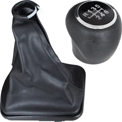 Produktbild von Schaltknauf Schaltmanschette 6-Gang + Rahmen 735417451 für Fiat Punto 2005-2013