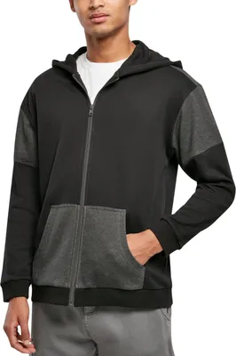 Produktbild von Urban Classics - Oversized Patch Zip Hoody schwarz - M