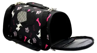 Produktbild von Transporttasche für Haustiere, Hunde, Katzen, 3 Größen S/M/L verfügbar (M, Schwarz)