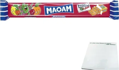 Produktbild von Maoam Bloxx 5 Geschmackssorten (5x22g Packung) + usy Block
