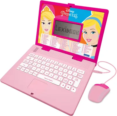 Obrázok produktu pre Lexibook Francúzsko-anglický vzdelávací notebook Disney Princezné