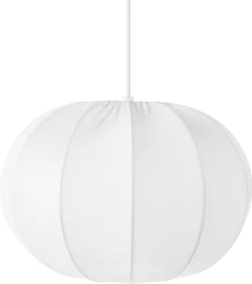 Zdjęcie produktu dla BELIANI Lampa sufitowa wisząca biała nylonowy klosz wygląd nowoczesny do salonu sypialni