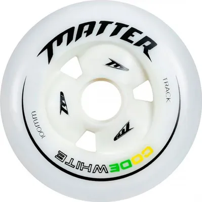 Produktbild von Matter Wheels Code F2 Schlittschuhrollen Weiß 100 mm Weiß 100 mm