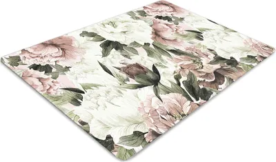 Produktbild von Stuhlunterlage Bürostuhlunterlage 120 cm x 90 cm Bodenmatte Bürostuhlunterlage - Weinleseblumenstrauß von Rosa