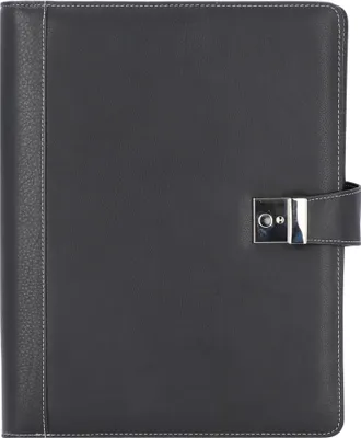 Produktbild von Alassio Dokumentenmappe A4 mit Schloss Leder schwarz ca. 36 x 28 x 4,5 cm 31513