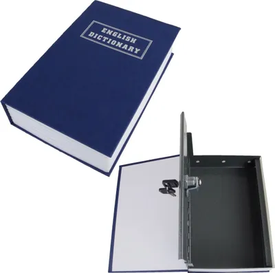 Immagine prodotto di Cassaforte a forma di libro Bensontools 24 x 15,5 x 5,5 cm acciaio nero