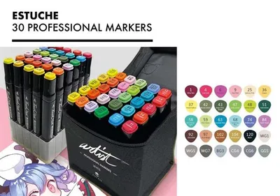 Canvas-Serie Künstler, 30 Farben, Markierstift