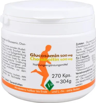 Obrázek produktu pro Velag Pharma Glukosamin 500 mg + chondroitin 400 mg kapsle, 270 kapslí