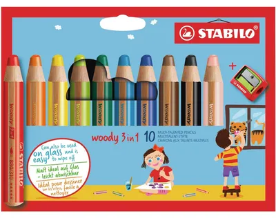 Immagine prodotto di STABILO woody 3 in 1 Multi 10 pz