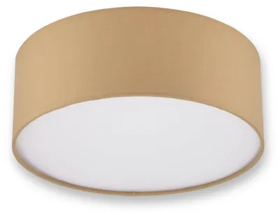 Imagen del producto de Lámpara de techo LED - 30 cm, pantalla de lámpara moderna de tela, color beige