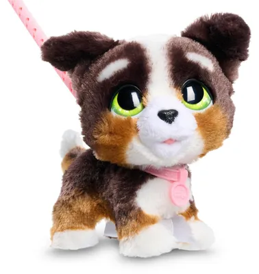 Produktbild von Just Play furReal Walk-A-Lots Bernedoodle, interaktives Spielzeug, 20 cm, für Kinder ab 4 Jahren