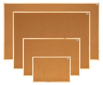 Immagine prodotto di AVELI 60x90 cm, pannello da parete in sughero, cornice in legno