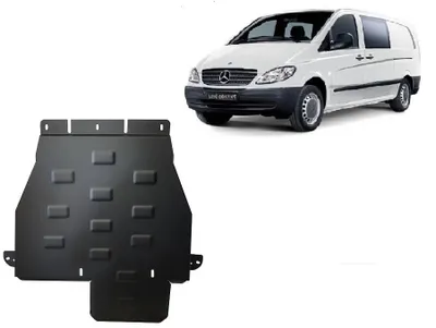Immagine prodotto di Protezione in acciaio per il cambio della Mercedes Vito W639 - 4x4 - cambio automatico