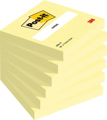 Produktbild von Post-It Notes Yellow, (6 pack)