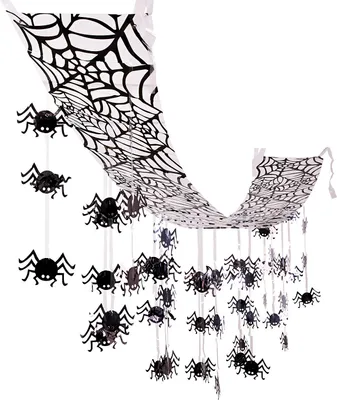 Produktbild von Halloween Hängedeko Spinnennetz Spinnen