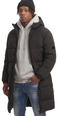 Produktbild von OneRedox Herren Parka mit Kapuze als Winterjacke - Langer Steppmantel Herren warme Steppjacke Pufferjacke - Langer Wintermantel