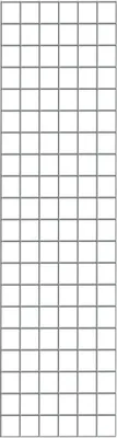 Produktbild von Drahtgitter-Seitenwand für Schulte Fachbodenregale mit Stecksystem | HxT 100x30cm | Glanzverzinkt