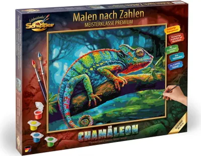 Produktbild von Malen nach Zahlen|Schipper Malen nach Zahlen - Chamäleon