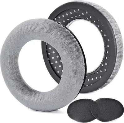 Image de Coussinets d'oreille (gris), adaptés aux casques audio professionnels
