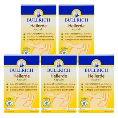 Produktbild von 5x Bullrich Heilerde Kapseln 48er