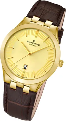 Immagine prodotto di Candino Orologio da donna Classic C4546/2 Quarzo Cinturino in pelle Orologio analogico marrone UC4546/2