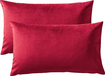 Produktbild von REDBEST Kissenhülle Kingsville" im 2er-Pack rot 30x50 cm"