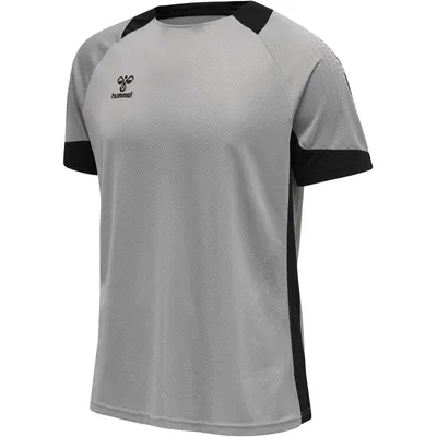 Produktbild von hummel hmlLEAD S/S POLY JERSEY GREY MELANGE GREY MELANGE XL
