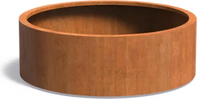 Produktbild von Adezz Circum mit Boden Pflanzgefäß aus Corten-Stahl Pflanzkübel Blumentopf