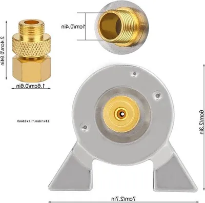 Immagine prodotto di Adattatore per bruciatore da fornello per barbecue a gas propano con custodia.