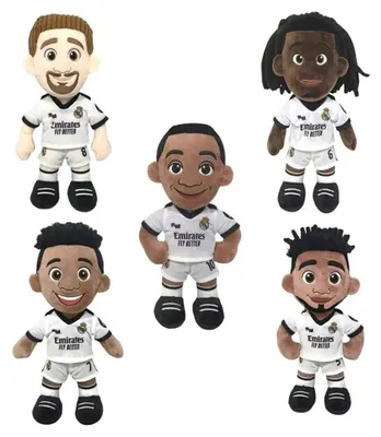 Produktbild von Real Madrid Player Real Madrid 202344 Teddybär Sortiert 1 Einheit Mehrfarbig Kinder Mehrfarbig One Size