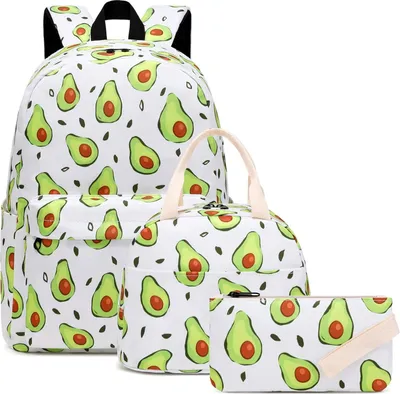 Immagine prodotto di Zaini scuola per bambine - bambini adolescenti - set di cartelle 3 in 1 - astuccio portamatite - orso coniglietto - set di cartelle rosa per bambine