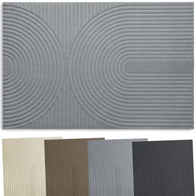 Immagine prodotto di Tappetino per interni ed esterni - Assorbente e antiscivolo - Grigio, 90x150 cm
