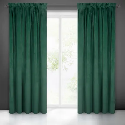 Produktbild von Vorhang RIA dunkelgrün 140x270 cm  Kräuselband