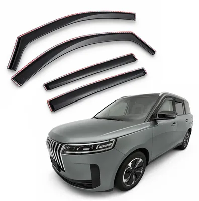 Produktbild von J&J AUTOMOTIVE | GP Windabweiser Für Chery Jaecoo 5 Ab 2024 4tlg LSE, GP Regenabweiser, Schwarz, Getönt, Aerodynamisch, Einfache Montage, Befeistigung mit Clips