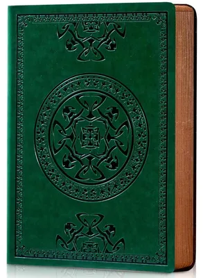 Immagine prodotto di Quaderno A5, righe, copertina in pelle morbida, 288 pagine, colore verde vintage, dimensioni 14,5 x 21 cm