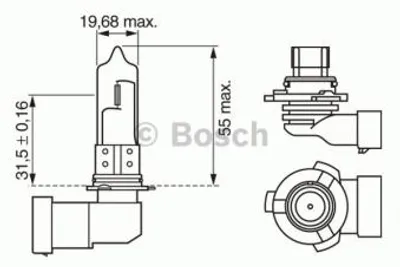Produktbild von Bosch Glühlampe, Fernscheinwerfer  1 987 302 152
