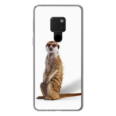 Produktbild von MuchoWow® Handyhülle Schutzhülle Hülle für Huawei P40 Lite Erdmännchen - Tiere - Fell Silikon Softcase Handy Hülle - Handy