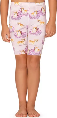 Produktbild von Merry Style Mädchen Kurze Leggings MS10-406(Rosa/Hunde,110)