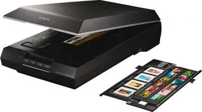 Image de Epson Perfection V600 Scanner à plat - résolution optique 6400 ppp - profondeur de couleur 48 bits - niveaux de gris 16 bits - USB