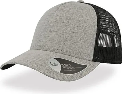 Immagine prodotto di Atlantis RAML | Rapper Melange Cap, design a 5 pannelli - Colore: Grigio chiaro - Taglia: Unica