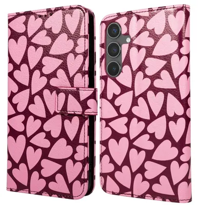 Immagine prodotto di Custodia a libro imoshion Design Samsung Galaxy S24 - Hearty Blush