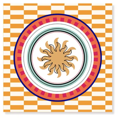 Productafbeelding van Papieren servetten "Zon" – 3-laags – 33x33 cm (20 stuks)